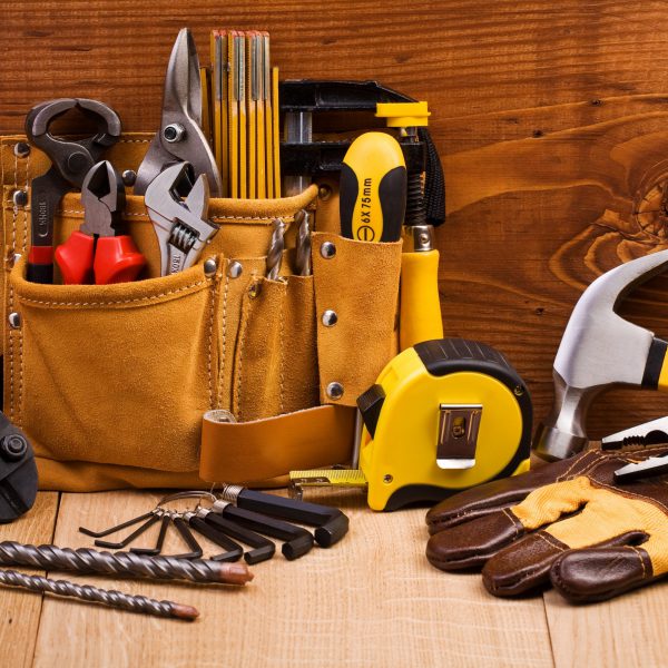 set of working tools